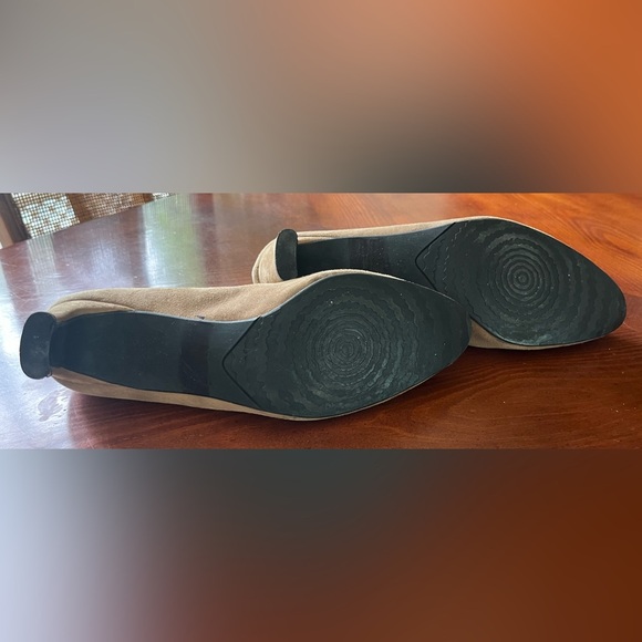 Amante Shoes Suede Pumps Tan 9.5M - Picture 6 of 7